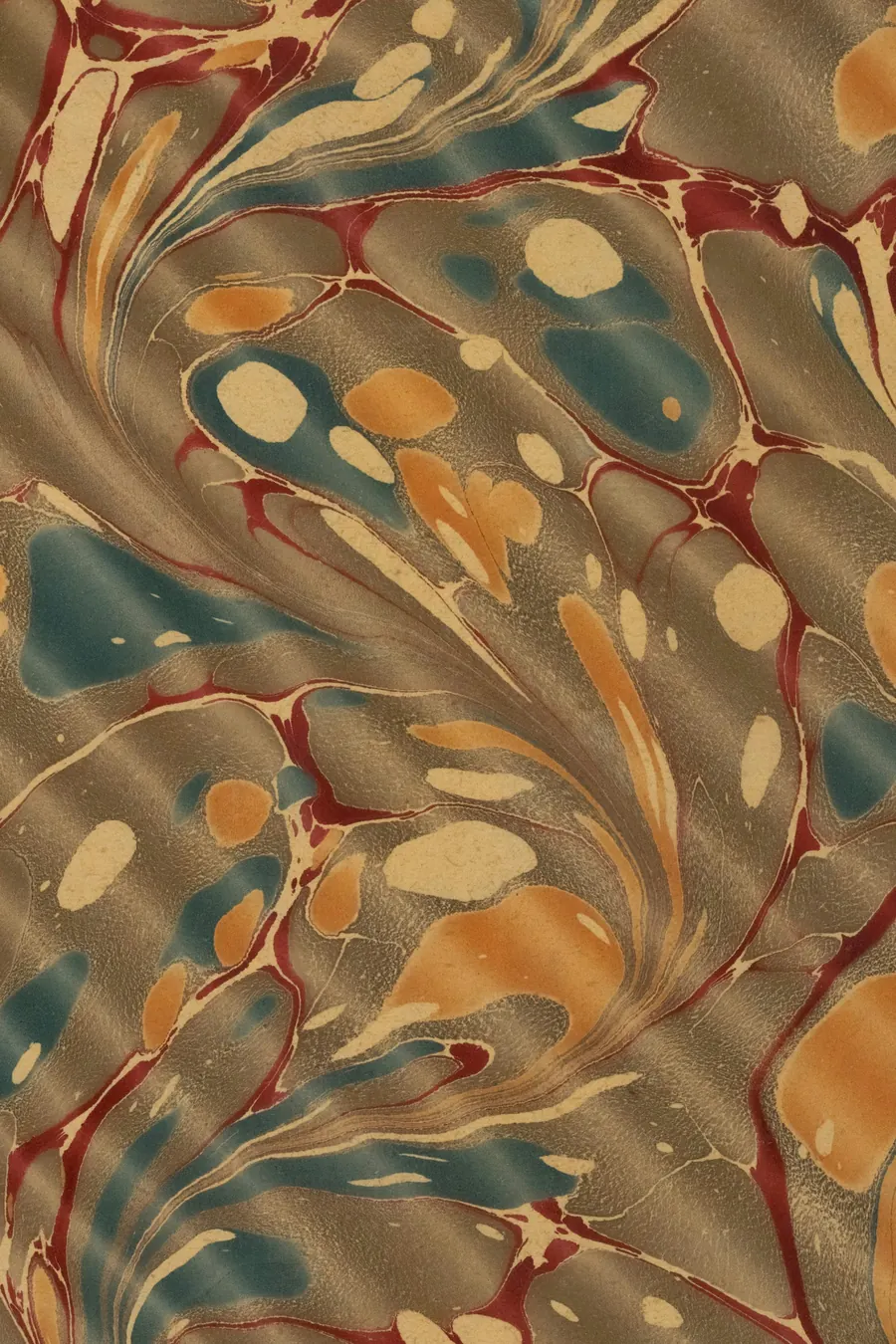 Marbled paper, The New York Public Library